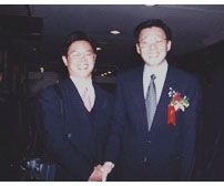 原中華人民共和國科技部副部長李學(xué)勇勉勵(lì)北京潔爾爽高科技有限公司為高新產(chǎn)業(yè)技術(shù)化再創(chuàng)佳績（1996）